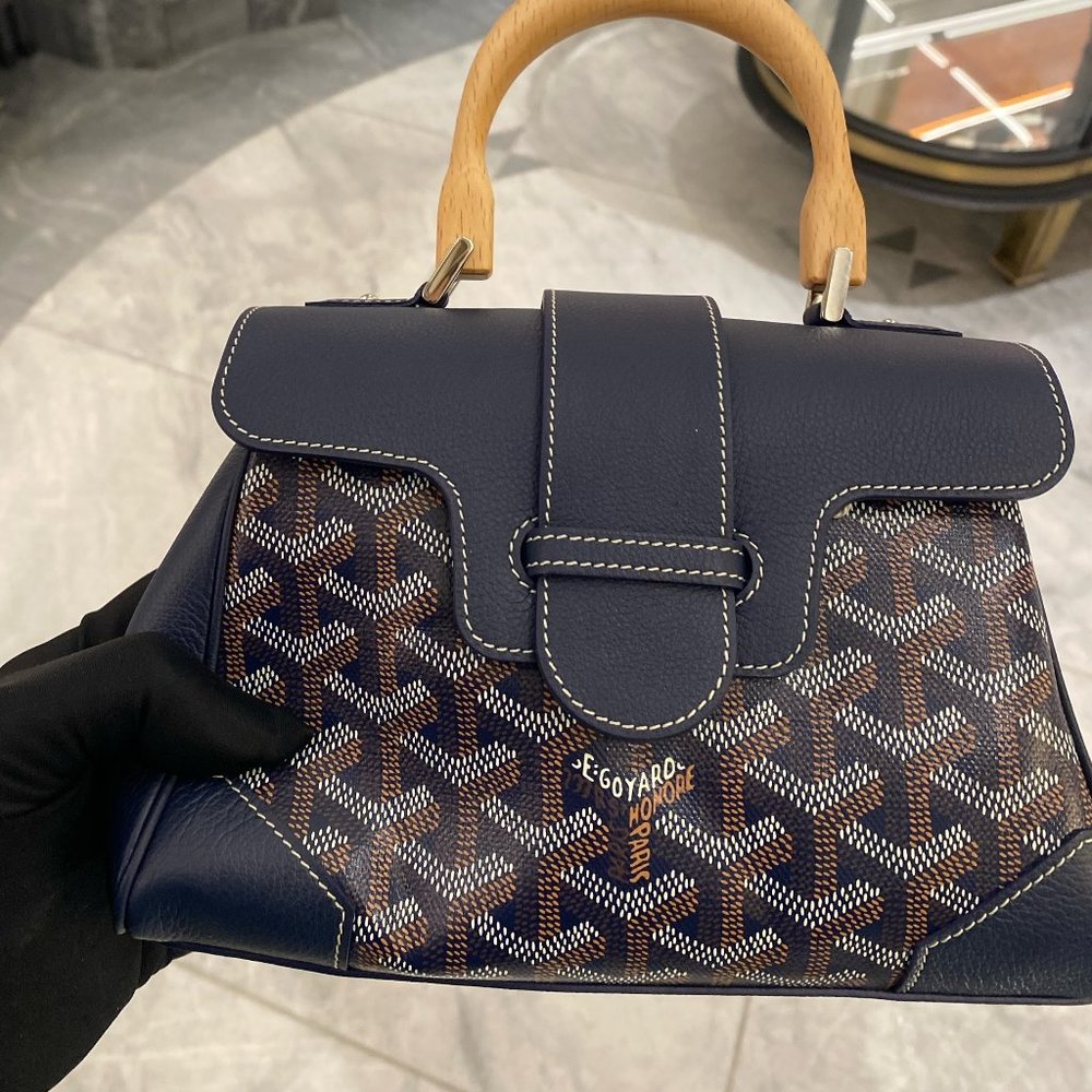 New Goyard Saigon Mini Souple Navy - Hard to get color.